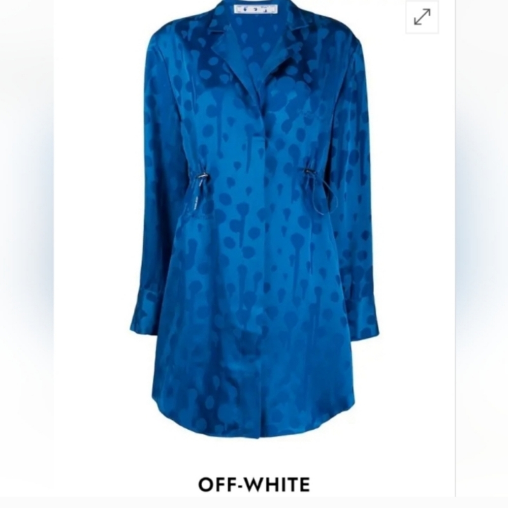 Off-White Cobalt Dress